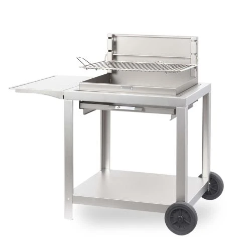 Barbecue MONTORY 61 X 40 Inox Le Marquier + Chariot - BCM61IV2 1 Barbecue MONTORY 61 X 40 Inox Le Marquier + Chariot - BCM61IV2