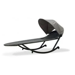 Bain De Soleil HOSSEGOR DCB Garden En Acier Avec Brise-soleil Gris - HOSSEGOR-CL