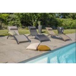 Lot De 2 Bains De Soleil CL76 DCB Garden Empilables - CL76 -Jardin Outils Magasin AFD 189091