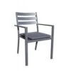 Fauteuil De Jardin Empilable PELOSA Gris Anthracite DCB Garden - PELOSA-FT