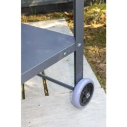 Desserte à Roulettes CUCINATO DCB Garden En Acier Galvanisé Gris Anthracite - CUCINATO-N -Jardin Outils Magasin AFD 190310