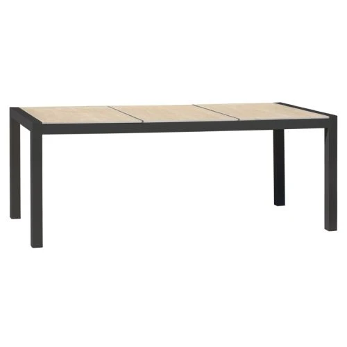 Table De Jardin VENISE DCB Garden 195X90 Gris Anthracite - VENISE-TB200 1 Table De Jardin VENISE DCB Garden 195X90 Gris Anthracite - VENISE-TB200