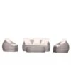 Salon Bas De Jardin ISA DCB Garden Gris - PVC-ISA-SALON