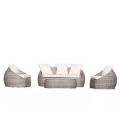 Salon Bas De Jardin ISA DCB Garden Gris - PVC-ISA-SALON