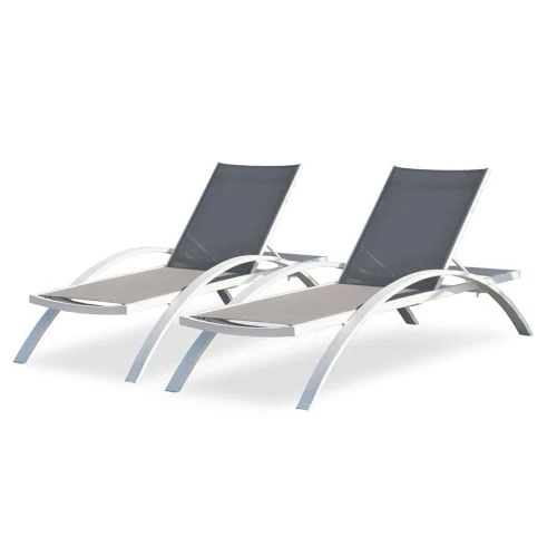 Lot Composé De 2 Bains De Soleil BARCELONA DCB Garden - BARCELONA-CL 1 Lot Composé De 2 Bains De Soleil BARCELONA DCB Garden - BARCELONA-CL