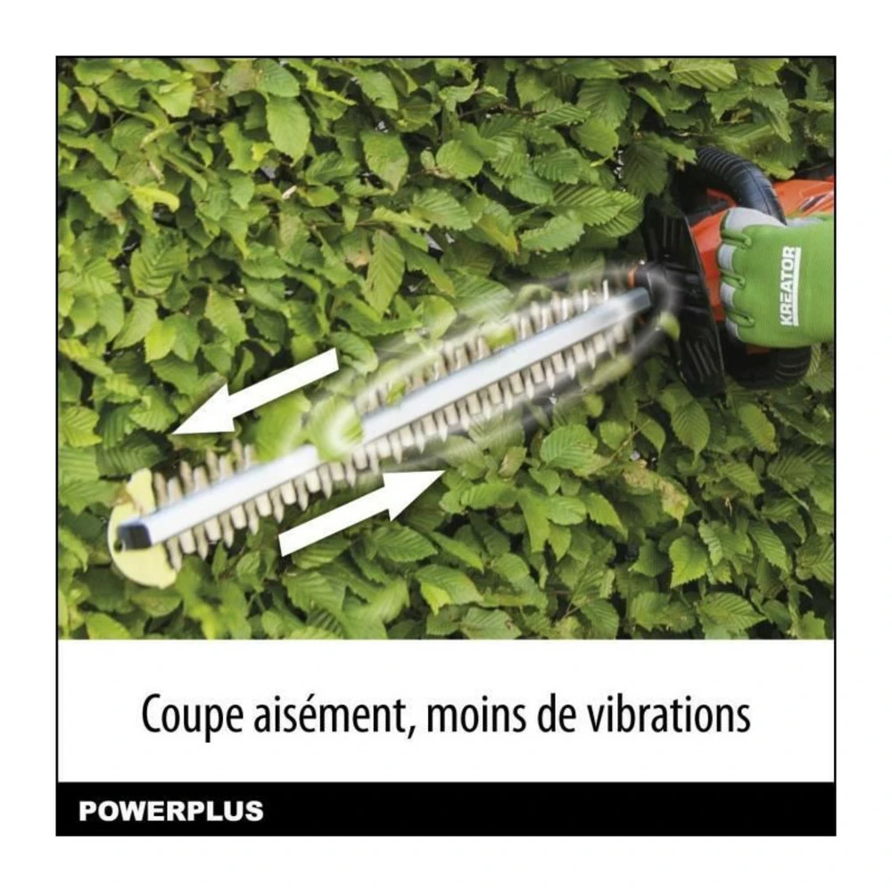 Taille-haies A Batterie 20v Dual Power Powdpg75320 - Lame 580 Mm, écartement 18 Mm - Batterie 20v 2ah Et Chargeur 4ah Inclus 2 Taille-haies A Batterie 20v Dual Power Powdpg75320 - Lame 580 Mm, écartement 18 Mm - Batterie 20v 2ah Et Chargeur 4ah Inclus – Image 2