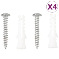 VIDAXL Supports De Panier Suspendu Avec Jardinières 4 Pcs Noir Acier -Jardin Outils Magasin bd2fce6cb2a55e0a